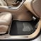 AUTO FAMILY 4 PCS Car Floor Mats Set &ndash; Universal Fit Polypropylene Carpet Mats with Anti-Slip Rubber Backing, Heavy Duty All-Weather Interior Floor Liners for Cars, SUVs &amp; Trucks (Black 4Pcs)