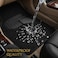 AUTO FAMILY 4 PCS Car Floor Mats Set &ndash; Universal Fit Polypropylene Carpet Mats with Anti-Slip Rubber Backing, Heavy Duty All-Weather Interior Floor Liners for Cars, SUVs &amp; Trucks (Black 4Pcs)
