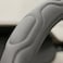 Auto Family Premium Leather Steering Wheel Cover 15 inches(37-38cm) &ndash; Universal Fit Anti-Slip Grip, Breathable Soft PU Leather, Heat Resistant, Easy Install, Car Interior Accessories (Grey1)