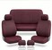 AUTO FAMILY 5 Pcs Universal Car Seat Cover Set &ndash; Breathable Fabric, Anti-Slip, Full Interior Protection, Front &amp; Rear Seat Covers with Headrest Covers &ndash; Durable, Washable (Wine Red)