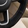 AUTO FAMILY Luxury Wood Grain &amp; Leather Steering Wheel Cover 15 Inch (37&ndash;38 cm) &ndash; Universal Fit, Anti-Slip Grip, Heat Resistant, Premium PU Leather, Stylish Car Interior Accessory (Blue)