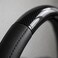 AUTO FAMILY Luxury Wood Grain &amp; Leather Steering Wheel Cover 15 Inch (37&ndash;38 cm) &ndash; Universal Fit, Anti-Slip Grip, Heat Resistant, Premium PU Leather, Stylish Car Interior Accessory (Black)