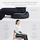AUTO FAMILY Orthopedic Memory Foam Seat Cushion (45x42x13CM) for Tailbone Pain Relief, Ergonomic Coccyx Cushion for Office Chair Car Seat, Non-Slip Comfortable Sitting Pad (Black)