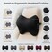 AUTO FAMILY Neck Support Pillow Memory Foam, Ergonomic Headrest Cushion for Car and Office Use, Cervical Spine Pillow, Neck Pain Relief Cushion for Driving, Breathable Travel Pillow (Grey)