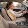 AUTO FAMILY Car Lumbar Support Cushion for Driving &ndash; Memory Foam Back Support Pillow, Ergonomic Lower Back Pain Relief, Mesh Lumbar Cushion for Car Seat, Office Chair &amp; Travel (Black)