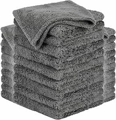 AUTO FAMILY 500 GSM Microfiber Cleaning Cloth 36Pcs &ndash; 40 * 40cm Ultra Thick Car Drying Towels, Premium Microfiber Towels for Car Wash, Detailing, Polishing, Scratch-Free