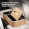 AUTO FAMILY Car Armrest Box Storage Booster Pad &ndash; Multifunctional Console Organizer with Cup Holder, Tissue Box &amp; Phone Slot   Height Increase   Extra Storage   Universal Fit (Beige1)