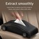 AUTO FAMILY Car-Shaped Tissue Box Holder, PU Leather Tissue Case with Anti-Slip Base, Auto Interior Organizer Napkin Holder, Luxury Car Accessories for Dashboard (Black)