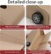 AUTO FAMILY Car-Shaped Tissue Box Holder, PU Leather Tissue Case with Anti-Slip Base, Auto Interior Organizer Napkin Holder, Luxury Car Accessories for Dashboard (Beige)