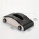 AUTO FAMILY Car-Shaped Tissue Box Holder, PU Leather Tissue Case with Anti-Slip Base, Auto Interior Organizer Napkin Holder, Luxury Car Accessories for Dashboard (Black and beige)