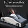 AUTO FAMILY Car-Shaped Tissue Box Holder, PU Leather Tissue Case with Anti-Slip Base, Auto Interior Organizer Napkin Holder, Luxury Car Accessories for Dashboard (Black and beige)