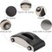 AUTO FAMILY Car-Shaped Tissue Box Holder, PU Leather Tissue Case with Anti-Slip Base, Auto Interior Organizer Napkin Holder, Luxury Car Accessories for Dashboard (Black and beige)