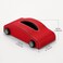 AUTO FAMILY Car-Shaped Tissue Box Holder, PU Leather Tissue Case with Anti-Slip Base, Auto Interior Organizer Napkin Holder, Luxury Car Accessories for Dashboard (Red)
