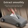AUTO FAMILY Car-Shaped Tissue Box Holder, PU Leather Tissue Case with Anti-Slip Base, Auto Interior Organizer Napkin Holder, Luxury Car Accessories for Dashboard (Grey)