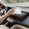 AUTO FAMILY PU Leather Tissue Box Holder with Wood Grain Texture, Luxury Auto Interior Organizer, Rectangular Napkin Dispenser with Anti-Slip Base for Dashboard, Office &amp; Home (Coffee)