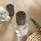 AUTO FAMILY Jasmine Style Aroma Air Freshener Diffuser &ndash; Natural Fragrance with Wood Grain Cap, Long Lasting Odor Eliminator for Car, Home &amp; Office, Elegant Bottle Aromatherapy Scent