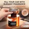 AUTO FAMILY Gardenia Summer Scent Car Perfume Diffuser Bottle Long Lasting Air Freshener Natural Essential Oil Fragrance for Car Interior Home Office &ndash; 0% Alcohol Premium Aroma Freshener