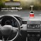AUTO FAMILY Red Fruit Car Air Freshener Diffuser, Long-Lasting Aroma Freshener, Essential Oil Fragrance, Spill-Proof, Compact Air Purifier for Vehicle, Home &amp; Office &ndash; Refreshing Scent