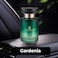 AUTO FAMILY Gardenia Car Air Freshener Diffuser &ndash; Long Lasting Fragrance, Eliminates Odors, Premium Car Perfume Bottle, Air Purifier Fresh Scent
