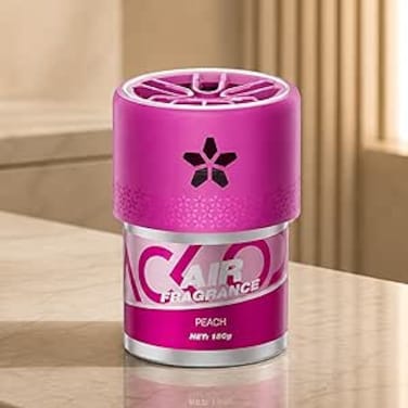 AUTO FAMILY PEACH Car Air Freshener 180g &ndash; Long Lasting Gel Air Freshener for Car, Home &amp; Office, Odor Eliminator, Premium Fragrance Freshener, Auto Interior Perfume Can Air Freshener