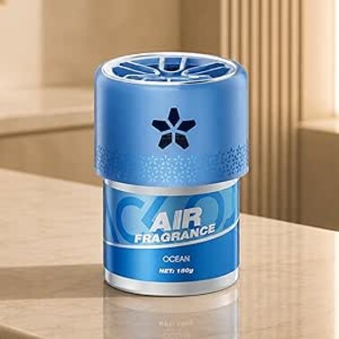 AUTO FAMILY OCEAN Car Air Freshener 180g &ndash; Long Lasting Gel Air Freshener for Car, Home &amp; Office, Odor Eliminator, Premium Fragrance Freshener, Auto Interior Perfume Can Air Freshener