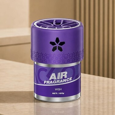 AUTO FAMILY WISH Car Air Freshener 180g &ndash; Long Lasting Gel Air Freshener for Car, Home &amp; Office, Odor Eliminator, Premium Fragrance Freshener, Auto Interior Perfume Can Air Freshener