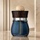 AUTO FAMILY Ocean Wood Black Odoor Aroma Diffuser Air Freshener, Premium Essential Oil Fragrance, Long Lasting Scent, Glass Bottle with Natural Wood Top, Luxury Air Freshener