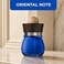AUTO FAMILY ORIENTAL NOTE Black Odoor Aroma Diffuser Air Freshener, Premium Essential Oil Fragrance, Long Lasting Scent, Glass Bottle with Natural Wood Top, Luxury Air Freshener