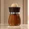 AUTO FAMILY SANDALWOOD BEACH Black Odoor Aroma Diffuser Air Freshener, Premium Essential Oil Fragrance, Long Lasting Scent, Glass Bottle with Natural Wood Top, Luxury Air Freshener