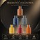 AUTO FAMILY Orange Luxury Car Air Freshener Diffuser &ndash; Long Lasting Natural Fragrance   Premium Essential Oil Car Perfume   Odor Eliminator for Car   Elegant Design Auto Air Freshener