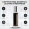 AUTO FAMILY Mystic Dark Crystal Air Fragrance Spray 30ml &ndash; White Musk Air Freshener, Long Lasting Perfume, Essential Oil Based Odor Eliminator, Spill-Proof Travel Size, Car Perfume &amp; Room Freshener