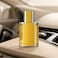 AUTO FAMILY Yellow Luxury Car Air Freshener Diffuser &ndash; Long Lasting Natural Fragrance   Premium Essential Oil Car Perfume   Odor Eliminator for Car   Elegant Design Auto Air Freshener
