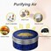 AUTO FAMILY Ocean Car Air Freshener Can &ndash; Caramel &amp; Oud Fragrance, Long Lasting Gel Air Freshener, Odor Eliminator for Car, Home &amp; Office, Premium Scented Tin Can, Interior Perfume