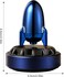 AUTO FAMILY Solar-Powered Rocket Design Car Air Freshener Perfume Diffuser for Dashboard   Aromatherapy Car Interior Decoration Accessories  Customizable fragrance (Blue)