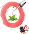 AUTO FAMILY Solar-Powered Rocket Design Car Air Freshener Perfume Diffuser for Dashboard   Aromatherapy Car Interior Decoration Accessories  Customizable fragrance (Blue)