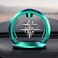 AUTO FAMILY City of The Sky Air Freshener Solar Perfume, Rotatable Air Purifier Aromatherapy for Car Dashboard Diffuser Set, Luxury Aromatherapy, Long Lasting Fragrance (Green)