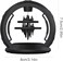 AUTO FAMILY City of The Sky Air Freshener Solar Perfume, Rotatable Air Purifier Aromatherapy for Car Dashboard Diffuser Set, Luxury Aromatherapy, Long Lasting Fragrance (Black)