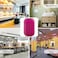 AUTO FAMILY Car Air Freshener Diffuser 180g &ndash; Premium Long Lasting Perfume, Natural Essential Oil Fragrance, Elegant Glass Bottle Aroma Diffuser, Odor Eliminator (Happy Hour)