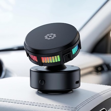 AUTO FAMILY Magnetic Wireless Car Phone Holder Charger &ndash; 360&deg; Rotating Dashboard Mobile Mount with Fast Wireless Charging, Strong Suction, Adjustable Car Phone Stand (Magnet2)