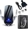 AUTO FAMILY Wireless Car Charger Phone Holder, 360&deg; Rotation, Fast Charging Car Mount with Auto Clamp, Air Vent Mobile Holder, Universal Car Phone Mount for iPhone &amp; Android Devices (Wireless3)