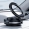 AUTO FAMILY Magnetic Wireless Car Phone Holder Charger &ndash; 360&deg; Rotating Dashboard Mobile Mount with Fast Wireless Charging, Strong Suction, Adjustable Car Phone Stand (Electric-Black)