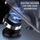 AUTO FAMILY Magnetic Wireless Car Phone Holder Charger &ndash; 360&deg; Rotating Dashboard Mobile Mount with Fast Wireless Charging, Strong Suction, Adjustable Car Phone Stand (Magnetic-Silver)
