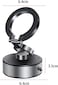 AUTO FAMILY 360&deg; Magnetic Phone Holder for Car Dashboard &ndash; Adjustable Foldable Mobile Stand with Strong Suction Cup &ndash; Universal Car Phone Mount for All Smartphones (Phone Holder2)
