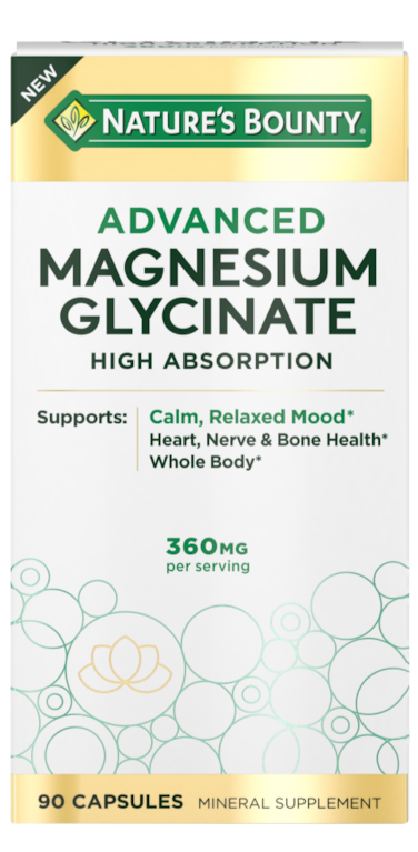 Natures Bounty Advanced Magnesium Glycinate Tab 90