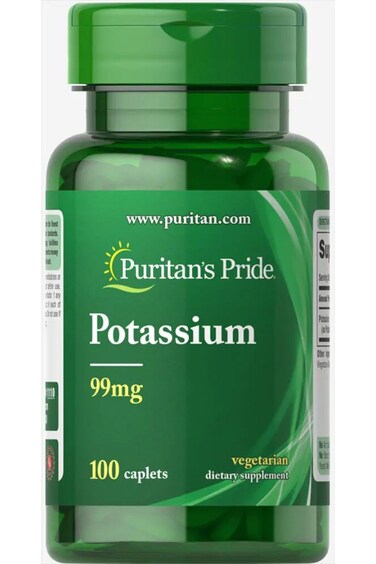 Puritans Pride Chelated Potassium 99 Mg Cap 100S