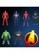 Avengers Super Hero Action Figure Set For Kids - 6-Piece Superhero Toy Set (Multicolor) , Avengers-Style Figures For Boys &amp; Girls, Super Hero Playset For Children, Birthday Gift Superhero Toys