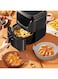 JBMS XND-A001 (3 PCS/SET) 8 inch round Reusable air fryer silicone basket liner, silicone air fryer pot with handle, air fryer silicone baking tray BPA-FREE