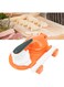 Manual Dumpling Maker Press &acirc;&euro;&ldquo; Easy DIY Dumpling, Pierogi, Ravioli, Wonton &amp; Pastry Dough Press Tool   Fast &amp; Easy Dumpling Wrapper Machine for Kitchen, Italian Rolls &amp; Pies (Orange)