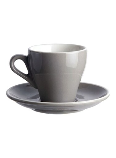 Coloured Glaze Grey 8.5x6x6cm