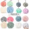 Shower Bath Sponges Loofah Set &ndash; Soft Body Shower Sponge, Deep Cleansing Exfoliating Bath Pouf, Quick Dry, Rich Foam Loofah for Men &amp; Women" Pack of 4PCS Random Colors